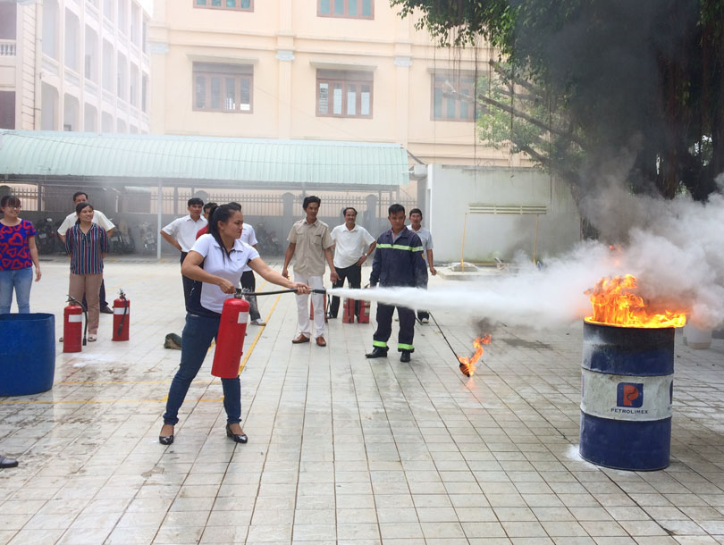 Tập huấn nghiệp vụ phòng cháy chữa cháy tại Sở Tài chính Tây Ninh