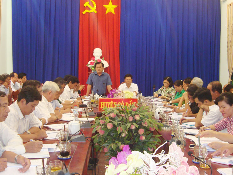UBND huyện Gò Dầu triển khai kế hoạch phát triển kinh tế - xã hội năm 2018
