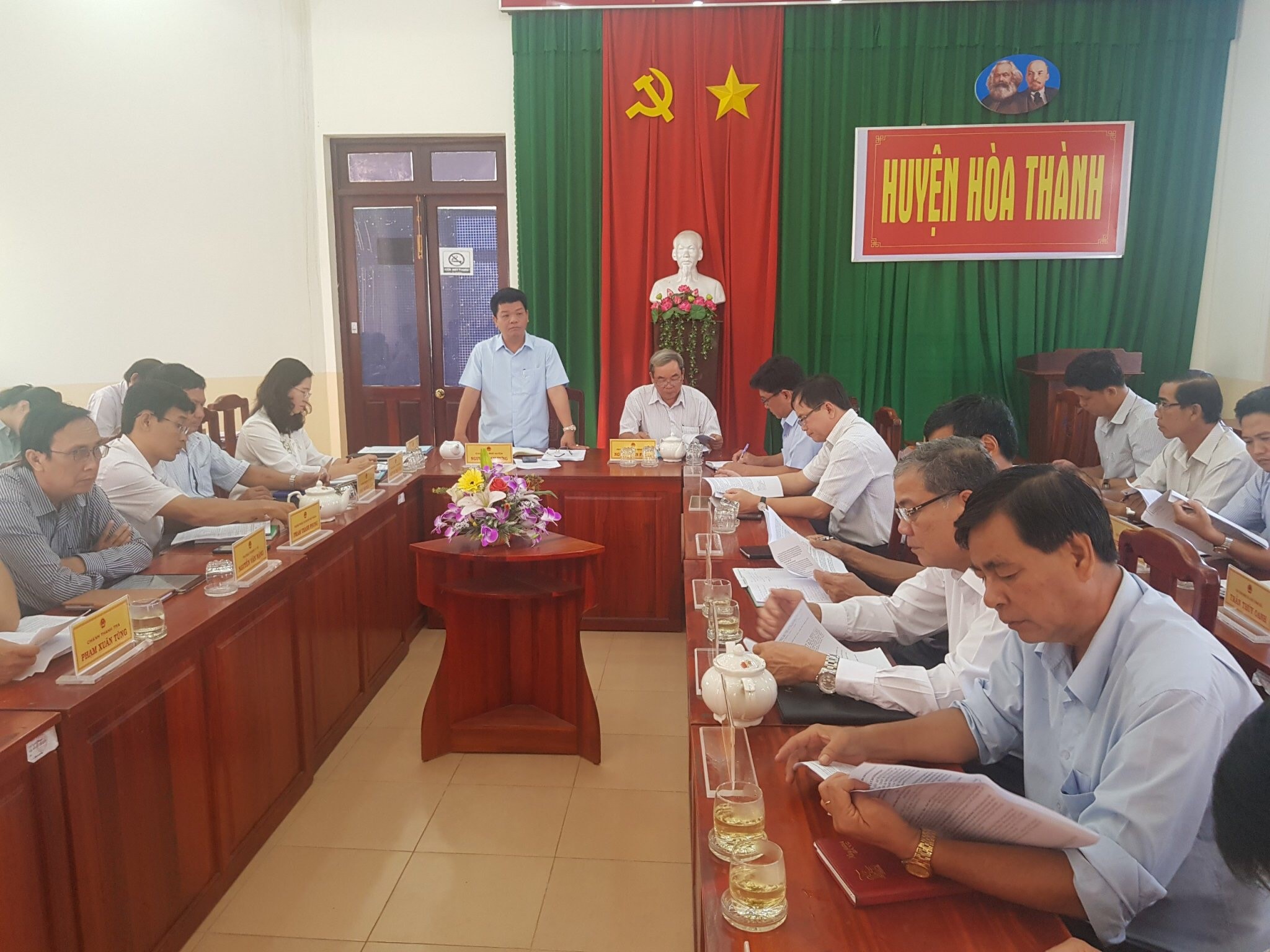 UBND huyện Hòa Thành tổ chức Hội nghị sơ kết  quý I năm 2019