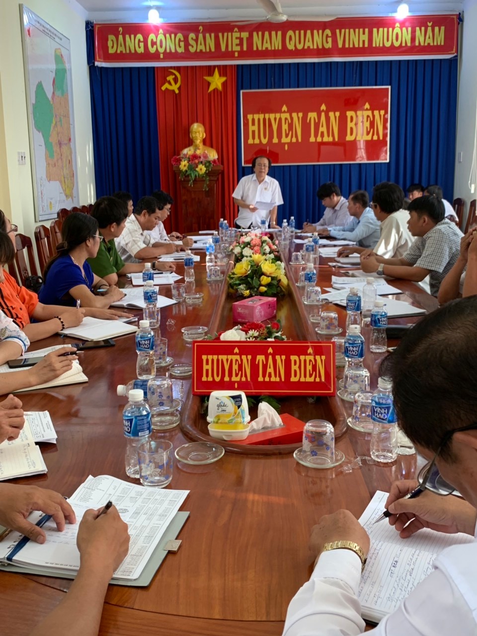 Ban Chỉ đạo thu ngân sách huyện Tân Biên tổ chức  họp đánh giá công tác thu NSNN 4 tháng đầu năm 2019