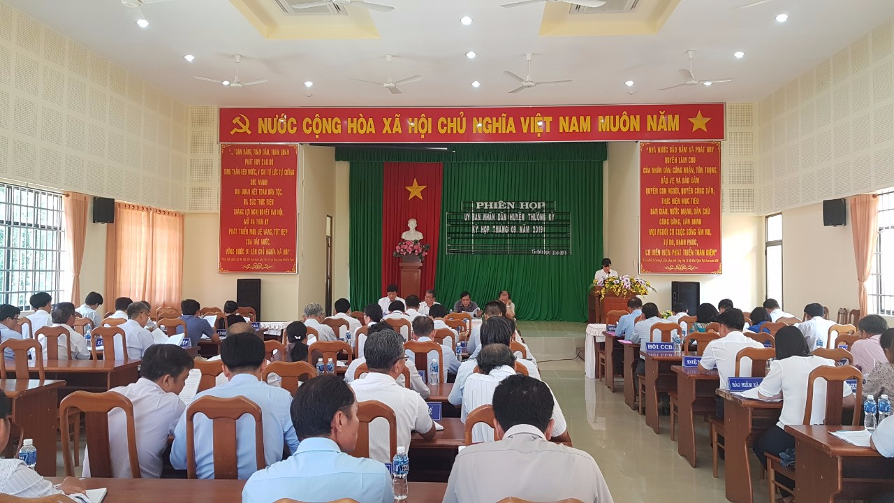 UBND huyện Tân Biên tổ chức phiên họp thường kỳ tháng 09 năm 2020