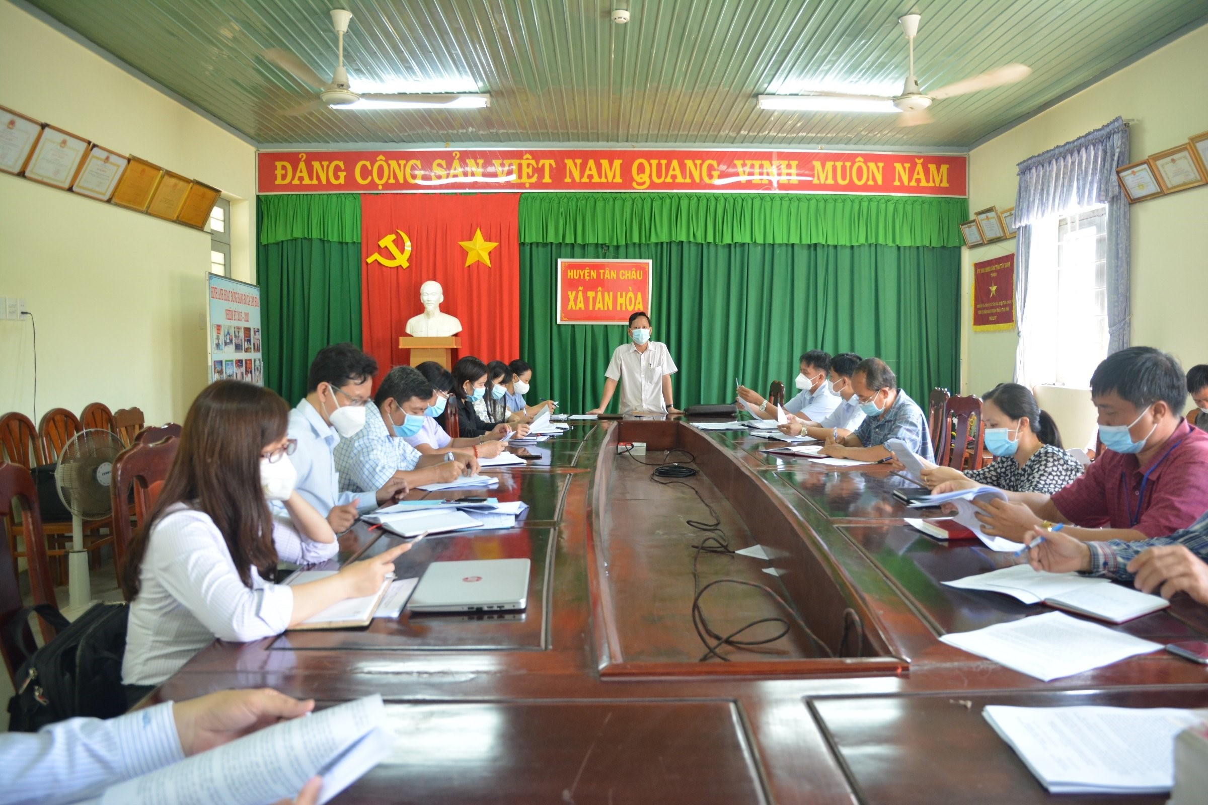 HĐND huyện Tân Châu tổ chức giám sát về công tác thu, quản lý và sử dụng quỹ vận động đóng góp chung tay xây dựng nông thôn mới