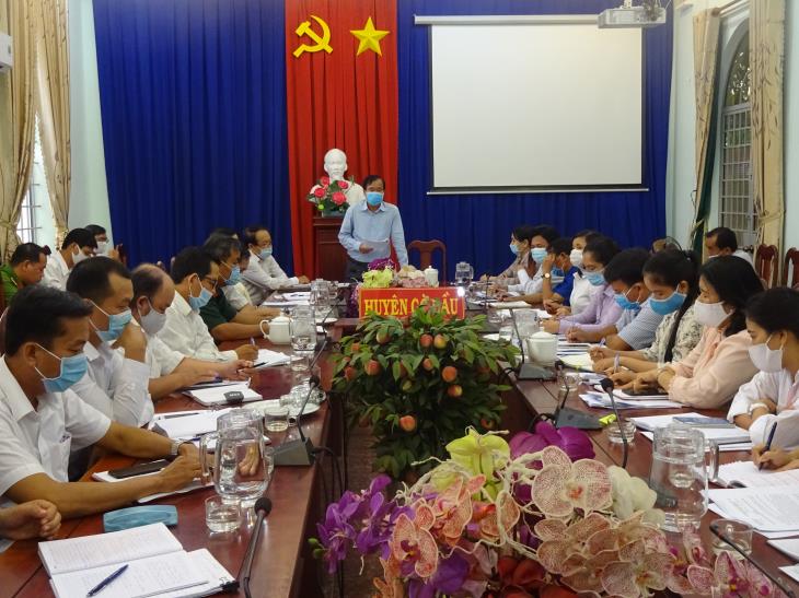 UBND huyện Gò Dầu họp định kỳ tháng 9 năm 2020