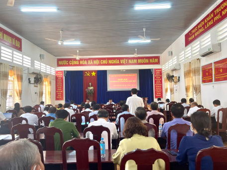 Huyện Dương Minh Châu tổ chức phiên họp UBND huyện định kỳ tháng 5 năm 2023