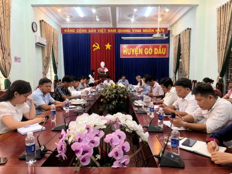 Tình hình hoạt động của Ban Chỉ đạo đổi mới phát triển  kinh tế tập thể, hợp tác xã huyện Gò Dầu