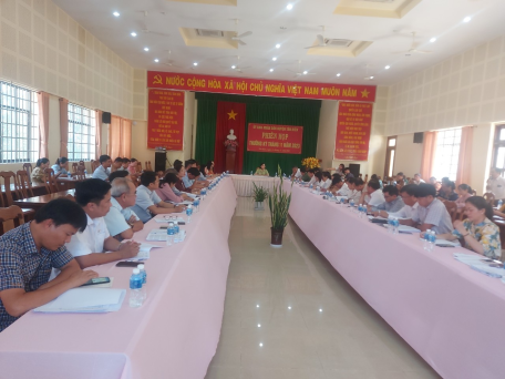 UBND huyện Tân Biên tổ chức cuộc họp thống nhất việc phân bổ dự toán ngân sách địa phương năm 2024