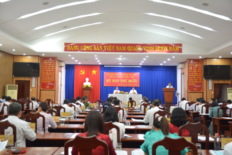 Tân Châu tổ chức kỳ họp thứ Mười Hội đồng nhân dân huyện khóa VII, nhiệm kỳ 2021-2026