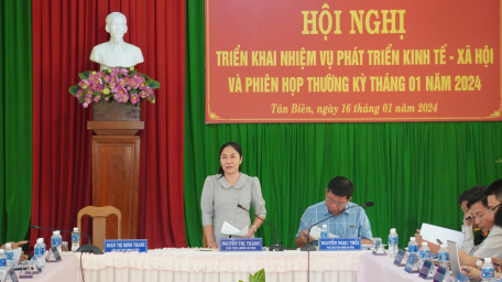 UBND huyện Tân Biên triển khai nhiệm vụ phát triển kinh tế - xã hội năm 2024